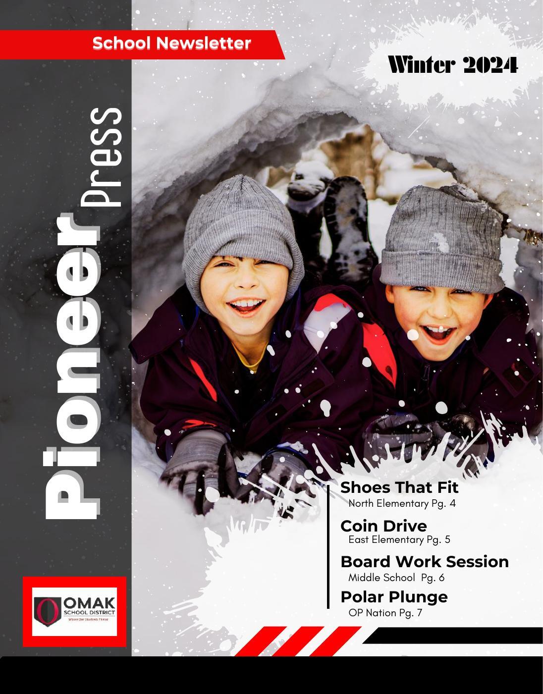 Pioneer Press Winter 2024 Newsletter thumbnail (English)